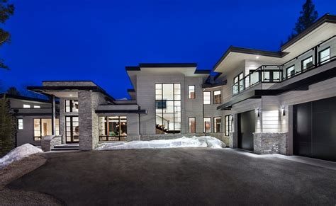 89 Million Newly Built Mountaintop Contemporary Mansion In Park City