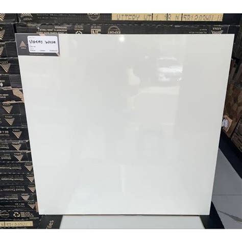 Jual Granite Lantai Putih Polos Glossy Arna 60x60 Vitery White Shopee