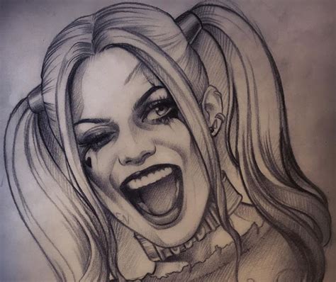 Harley Quinn Tattoo Sketch Best Tattoo Ideas