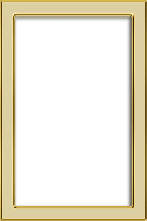 Gold Picture Frame Free Printable Papercraft Templates