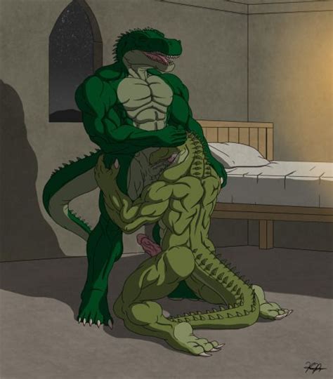 Gay Crocodile Porn Cumception