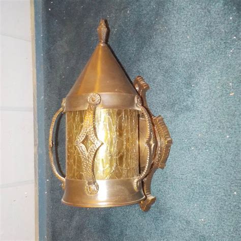 The best porch light is the nordlux vejers outdoor wall lantern thanks to its super stylish, timeless design. Tudor Copper and Bronze Porch Lights with Amber Crackle ...