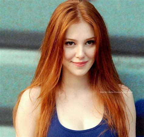 beautiful redhead turkish actress elcin sangu gentlemanboners