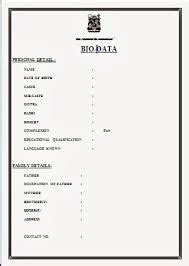 Job application | job application with biodata, format, topics, examples. Image result for marriage biodata format download-word ...