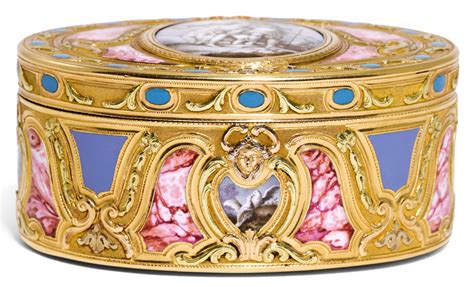 a three colour gold and enamel snuff box jean joseph barriÈre paris 1771 style european