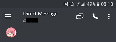 Discord For Mobile Showing Someone In A Private Call Who