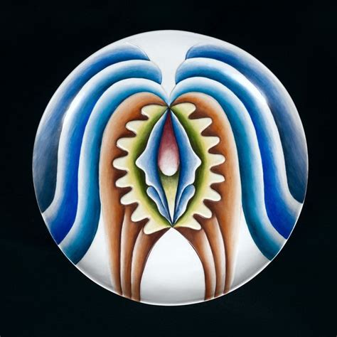 Judy chicago in front of the dinner party. Judy Chicago | Hatshepsut Test Plate #3 from The Dinner ...