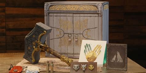 God Of War Ragnaroks Collectors Edition Features A Mjolnir Replica