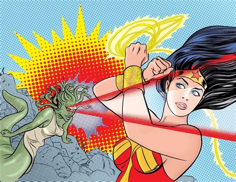 Wonder Woman Vs Medusa By Mike Allred Comic Book Wallpaper Wonder
