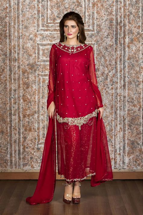 Latest Pakistani Formal Designer Dresses 2020 Crimson Affair In 2020