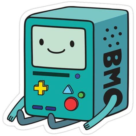 Bmo Sticker By Plushism In 2021 Adventure Time Drawings Cartoon