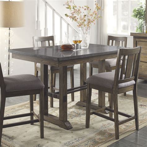 Willowbrook Rustic Ash Counter Height Table 106988 Coaster Furniture