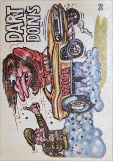 Oddest Odd Rods 98 A Jan 1970 Trading Card By Donruss Cool Car