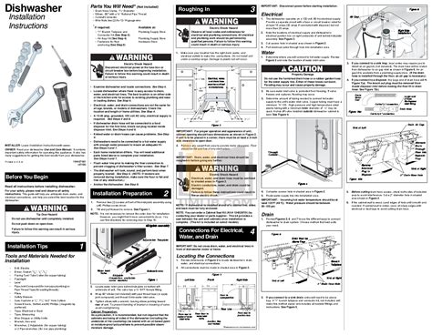 Installation Manual Bosch Dishwasher