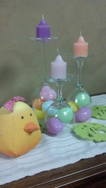 How To Make An Easter Wine Glass Candle Holder Diy Cuteness