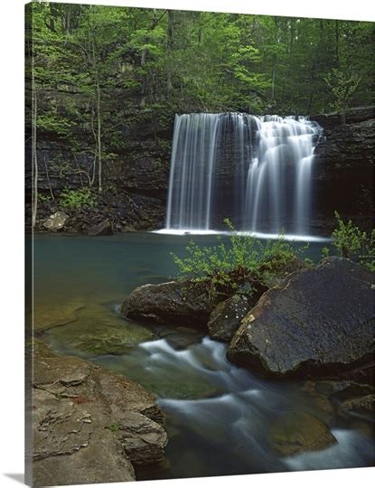 Arkansas Ozark St Francis National Forest Twin Falls On Devils Fork