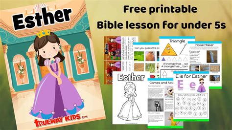 Esther Preschool Bible Lesson Trueway Kids