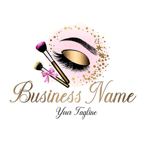 Makeup Artist Logo Design Logo Beauty Lash Logo Design Cosmetic Logo