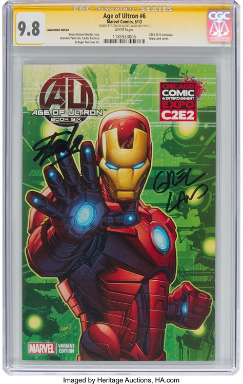 Age Of Ultron 6 Convention Edition Signature Series Marvel Lot
