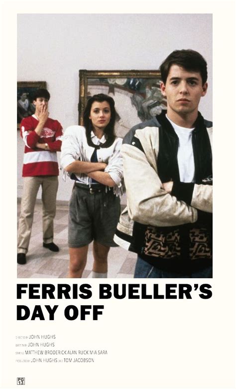 Ferris Buellers Day Off Movie Poster In 2020 Alternative Movie