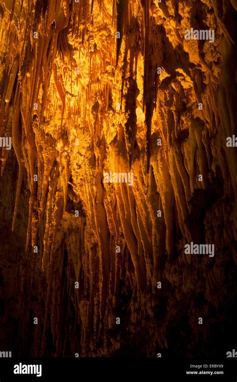 Stalactites Carlsbad Caverns National Park Stock Photo Alamy