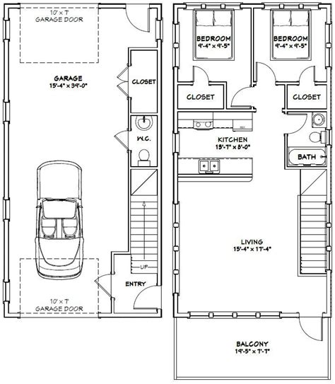 20 X 40 Garage Apartment Plans Apartment Post