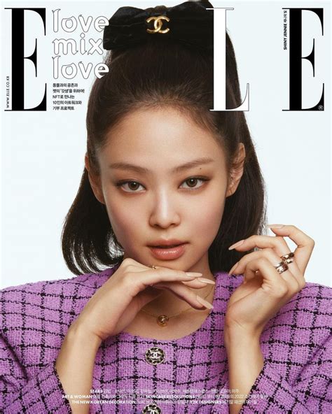 BLACKPINK S Jennie Is Totally Crush Worthy On The Cover Of Elle Allkpop