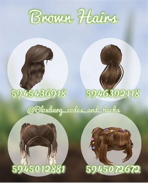 Roblox Bloxburg Hair Codes