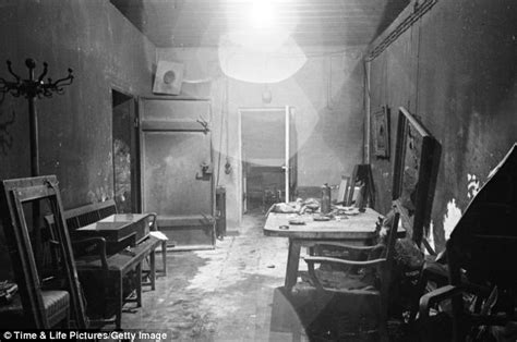inside hitler s bunker hideaway where he and eva braun died after fall of berlin daily mail online