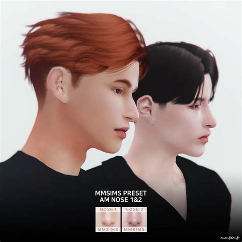 Mmsims Preset Am Nose 1 And 2 Skintones Mysims4mods