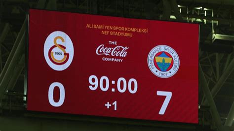 Fenerbahçe nin Galatasaray ı 7 0 yenmesinin yankıları sürüyor Dostluk