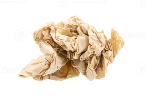 Crumpled Paper On Transparent Background Png File 21515838 Png