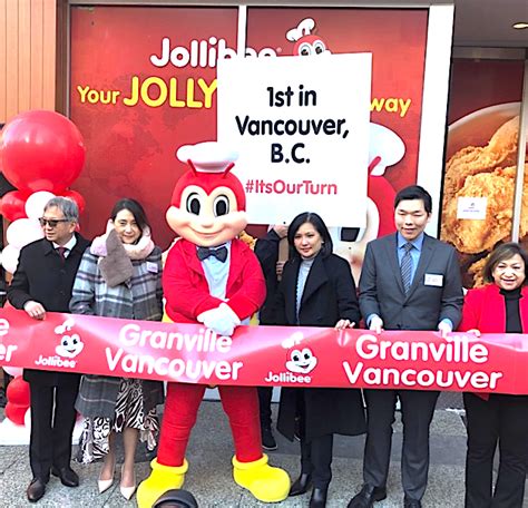 First Jollibee Store Opens In British Columbia Vancouver Philippines