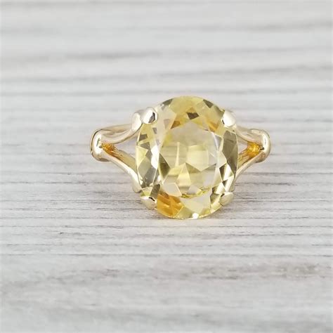 Citrine Ring In Yellow Gold Available At Manorjewels Com Citrine Ring Vintage Jewelry Rings