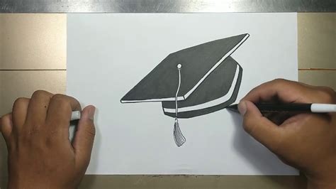 How To Draw Graduation Cap Graduation Hat Easy Youtube