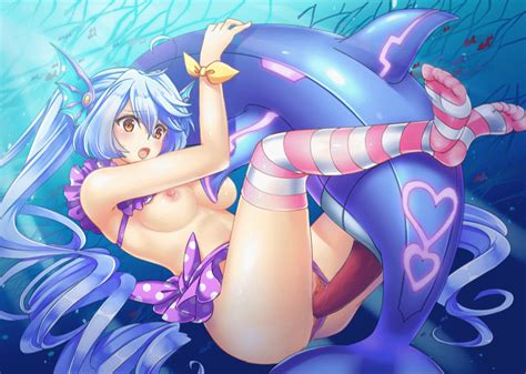 Rule 34 Animated Blue Hair Breasts Dolphin Feral On