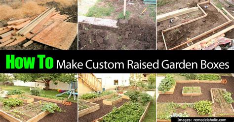 Raised garden beds are great for growing small plots of veggies and flowers. How To Make Custom Raised Garden Boxes
