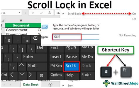 Scroll Lock In Excel How To Turn Onoff Enabledisable