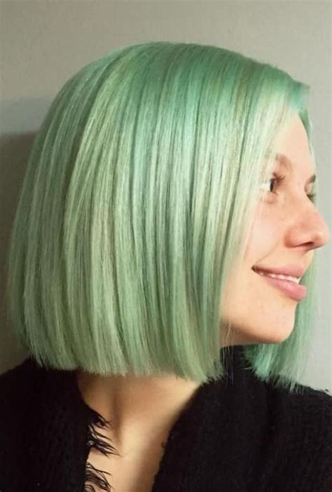 20 Mint Green Hairstyles That Are Totally Amazing Pastel Green Hair
