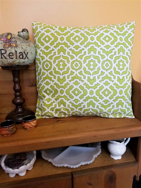 Dark Lime Green Pillow Cover Free Us Shipping Etsy Lime Green