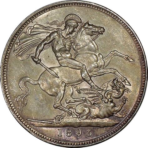 Crown 1893 Coin From United Kingdom Online Coin Club