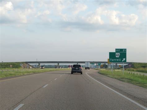 Arkansas Interstate 55 Northbound Cross Country Roads