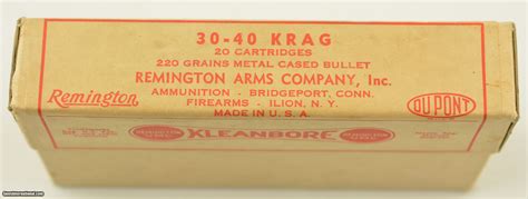 Remington 2 Piece Box 30 40 Krag Ammo