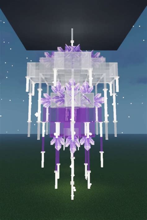 Chandelier I Built In Minecraft I Made A Tutorial For This You Can