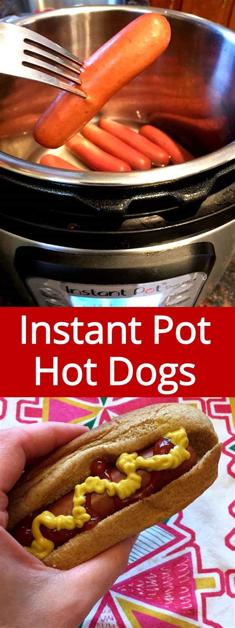 Place a hot dog in the bun and top with meat sauce. Instant Pot Hot Dogs Recipe - Melanie Cooks