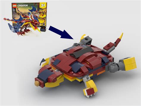 Lego creator fire dragon 31102. LEGO MOC 31102 Turtle Alternative Build by gabizon ...