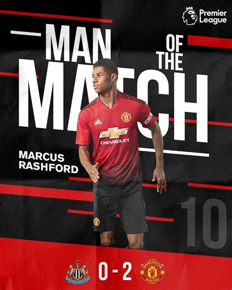 Marcus Rashford Is Tonights Man Of The Match Man Of The Match
