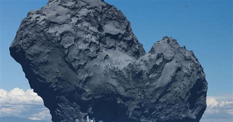 Comet 67p Compared To Los Angeles The Planetary Society