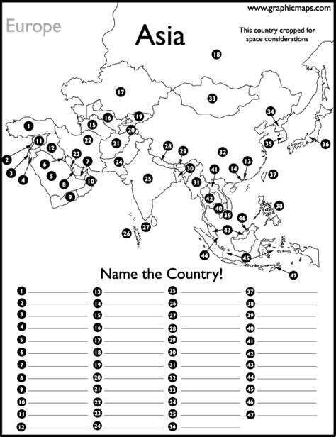 Map Of Asian Countries Quiz By Jbourque222