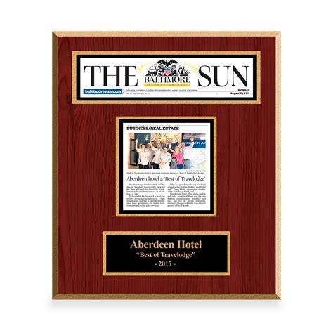 the baltimore sun media group custom article print plaques shop the baltimore sun official store